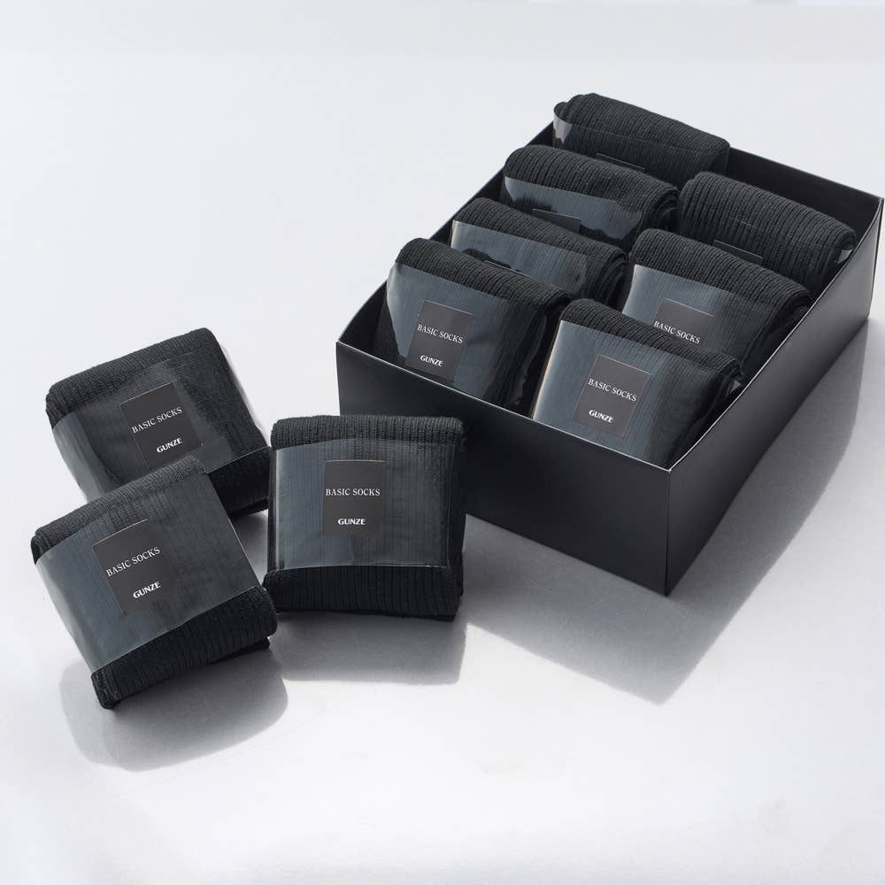 【ネット限定お得10足セット】クルー丈ソックス